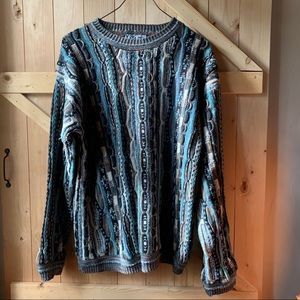 Vintage LAVANÉ New York Abstract Sweater. 1990s. L